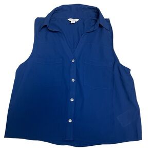 Guess Blue Sleeveless Top